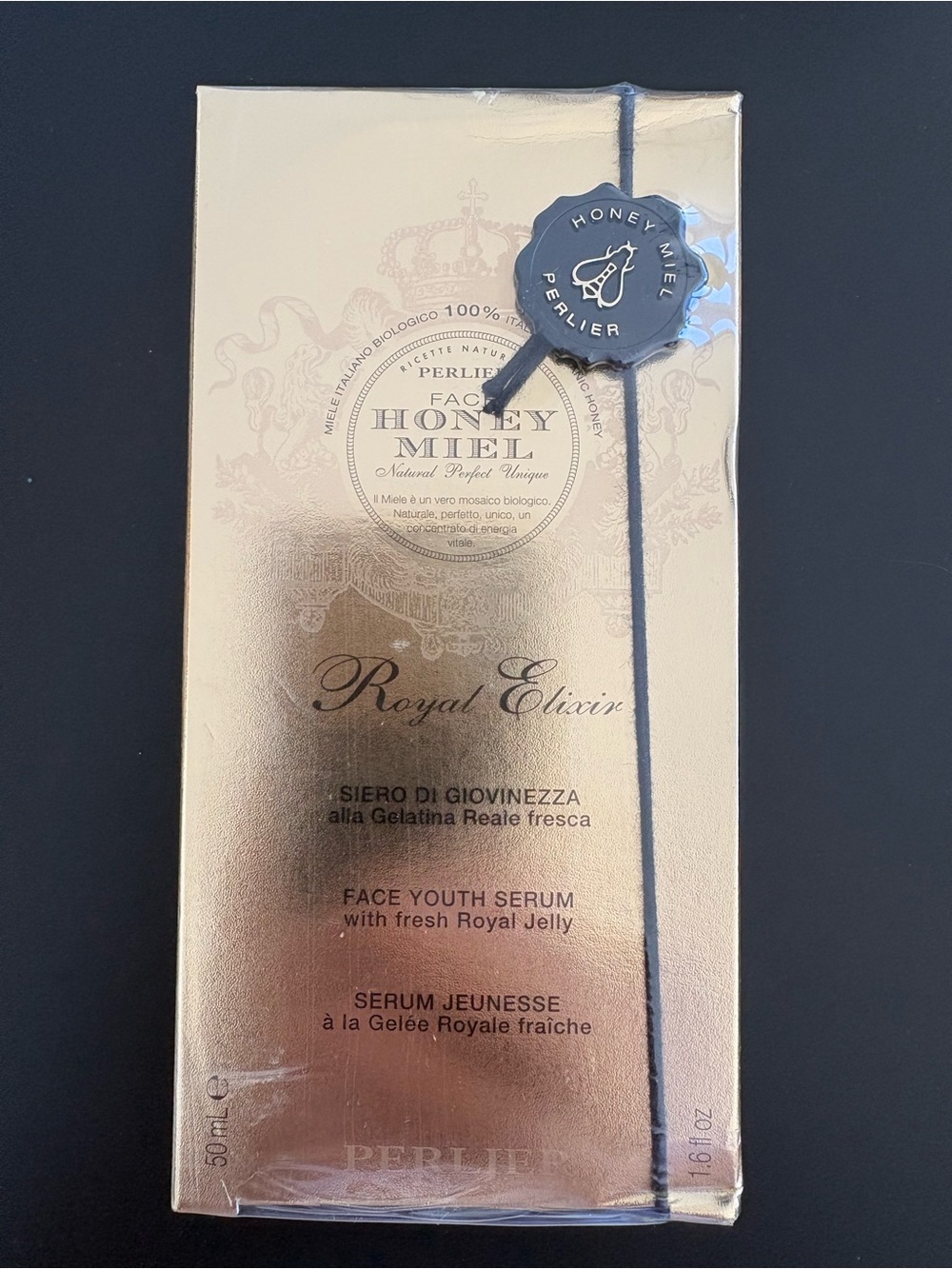 NEW in sealed  box Perlier Royal Elixir Face Youth Serum 50 ml/ 1.6 oz